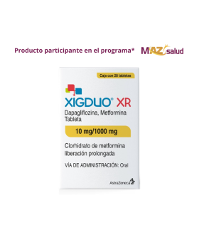 Xigduo Xr 10 mg / 1000 mg Box with 28 Tablets -...