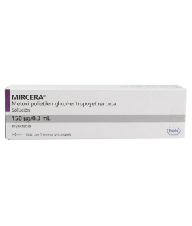Mircera De 150 mcg / 3 mL Caja Con 1 Jeringa Prellenada...