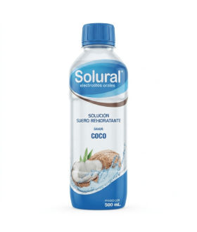 Solural Adulto Suero Rehidratante Botella De 500 mL Sabor...
