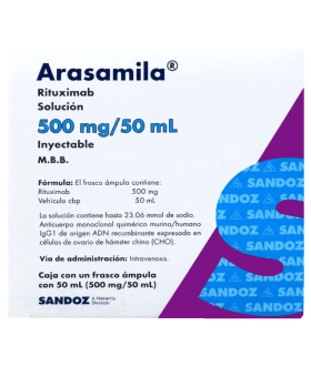Arasamila De 500 mg / 50 mL Caja Con 1 Frasco Ámpula...