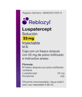 Reblozyl De 25 mg Caja Con 1 Frasco Ámpula Solución...
