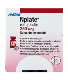 Nplate 250 mcg / 0.5 mL Caja Con Frasco Ámpula Solución...