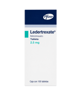 Ledertrexate De 2.5 mg Caja Con 100 Tabletas - Metotrexato