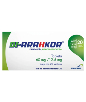 Di Arahkor De 60 mg / 12.5 mg Caja Con 20 Tabletas -...