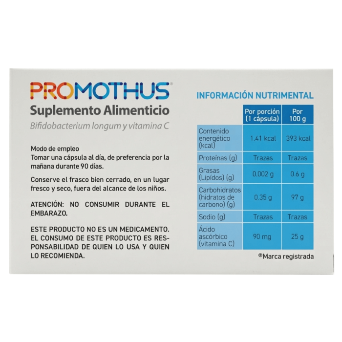 Promothus De 360 mg Caja Con 30 Cápsulas -...