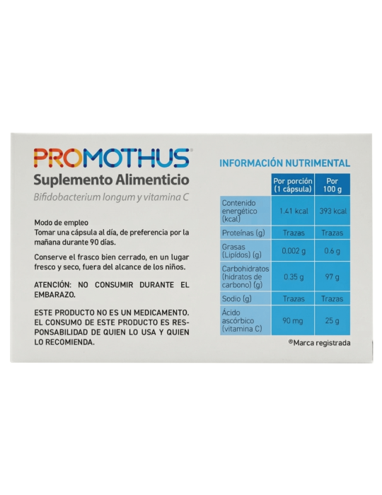 Promothus De 360 mg Caja Con 30 Cápsulas -...