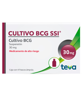 Cultivo BCG AJV De 30 mg Caja Con 4 Frascos Ámpula -...