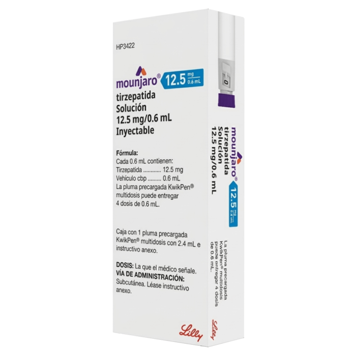 Mounjaro De 12.5 mg / 0.6 mL Caja Con Pluma...