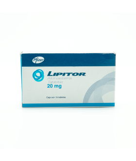 Lipitor De 20 mg Caja Con 15 Tabletas - Atorvastatina