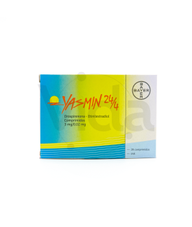 Yasmin 24/4 3 mg / 0.02 mg Box With 28 Tablets -...