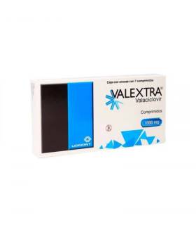 Valextra De 1000 mg Caja Con 7 Comprimidos - Valaciclovir