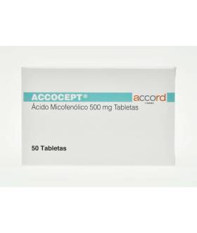 Accocept De 500 mg Caja Con 50 Tabletas - Ácido Micofenólico