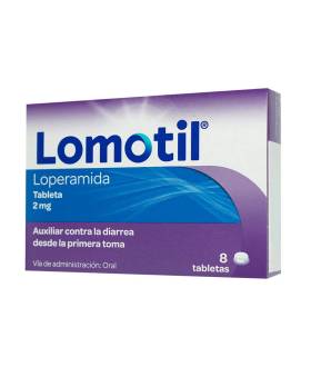 Lomotil De 2 mg Caja Con 8 Tabletas - Loperamida