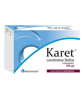 Karet 100 mcg Box with 50 Tablets - Levothyroxina Sodica