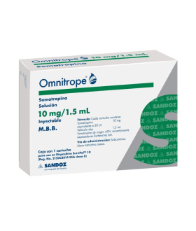 Omnitrope Surepal 10 Mg/1.5 Ml Crt C/1 (Green) - Somatropin