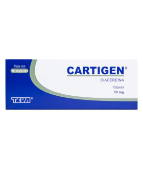 Cartigen De 50 mg Caja Con 20 Cápsulas - Diacereína