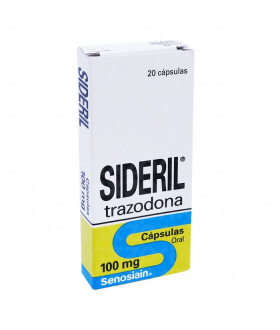 Sideril De 100 mg Caja Con 20 Cápsulas - Trazodona