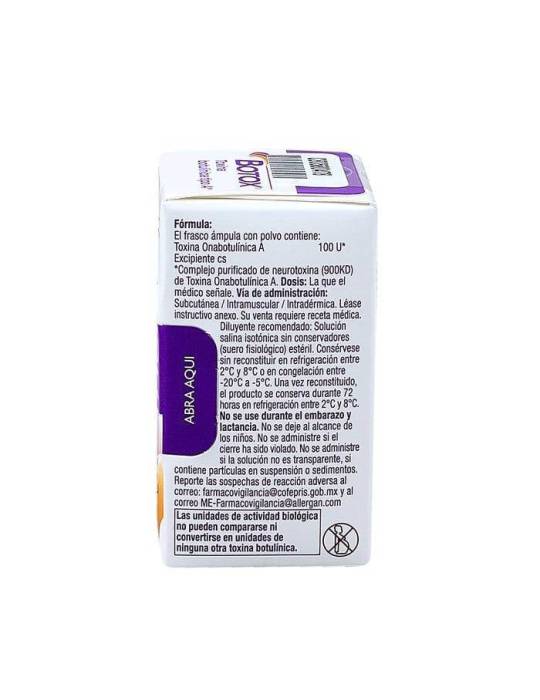Botox De100 UI Caja Con Frasco Ámpula Con Polvo...