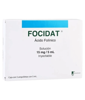 Focidat De 15 mg / 5 mL Caja Con 5 Ampolletas Con 5 mL...