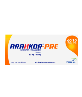Arahkor Pre De 60 mg / 10 mg Caja Con 30 Tabletas -...