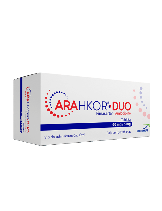 Arahkor Duo De 60 / 5 mg Caja Con 30 Tabletas -...
