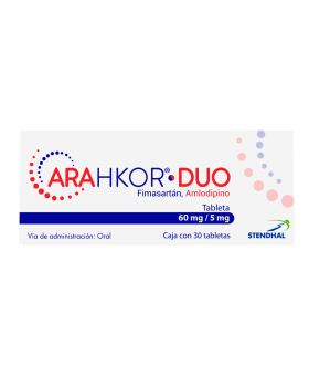 Arahkor Duo De 60 / 5 mg Caja Con 30 Tabletas -...