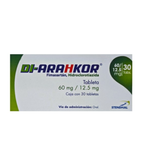 Di Arahkor De 60 mg/12.5 mg Caja Con 30 Tabletas -...