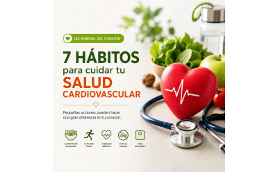 ❤️ Día Mundial del Corazón: 7 hábitos para cuidar tu salud cardiovascular